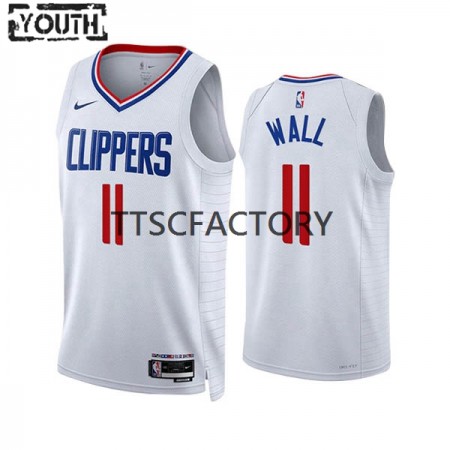 Maillot Basket Enfant Los Angeles Clippers John Wall 11 Nike 2022-23 Association Edition Blanc Swingman
